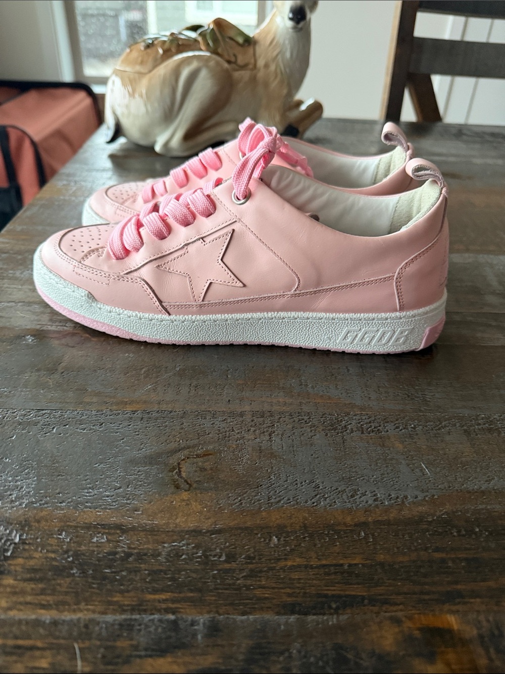 Golden Goose Rose Quartz Leather Sneaker